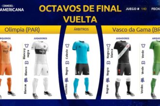 Vasco define uniforme para o confronto decisivo contra o Olimpia pela Sul-americana