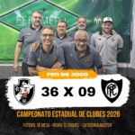 Vasco domina estadual de futebol de mesa e garante vaga na final da categoria master