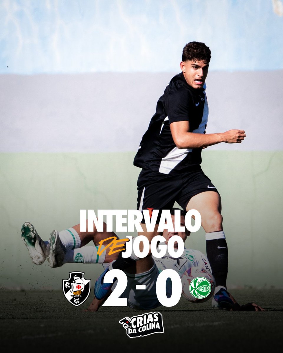 Vasco domina Juventude no primeiro tempo e abre vantagem no sub-17