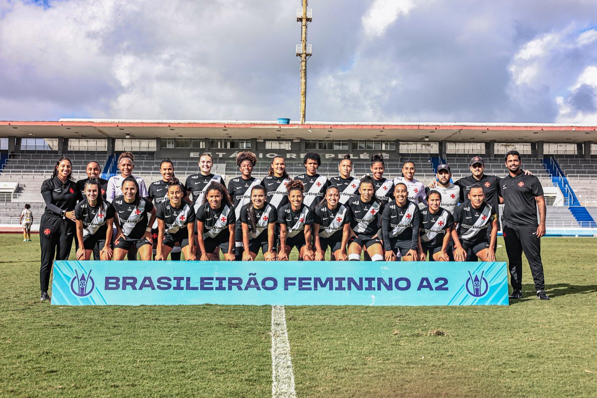 Vasco domina primeira fase do Brasileirão Feminino a2 com campanha histórica