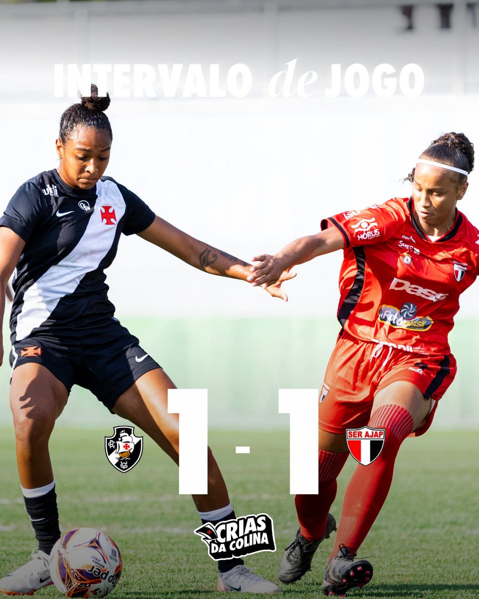 Vasco e Ajap empatam no primeiro tempo pelo Campeonato Brasileiro Feminino Sub-17