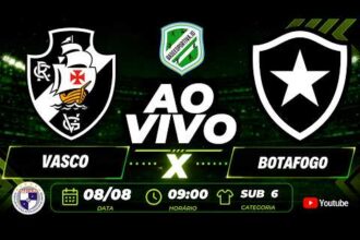 Vasco e Botafogo se enfrentam pelo campeonato carioca sub-06