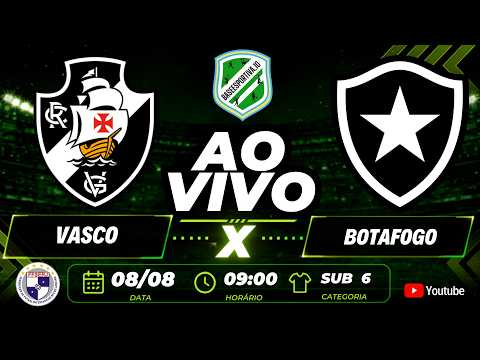 Vasco e Botafogo se enfrentam pelo campeonato carioca sub-06
