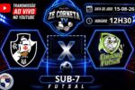 Vasco e Comary se enfrentam pelo Campeonato Estadual de Futsal Sub-7