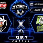 Vasco e Comary se enfrentam pelo Campeonato Estadual de Futsal Sub-7