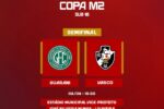 Vasco e Guarani disputam vaga na final da Copa M2 sub-18 em Louveira