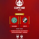 Vasco e Guarani disputam vaga na final da Copa M2 sub-18 em Louveira