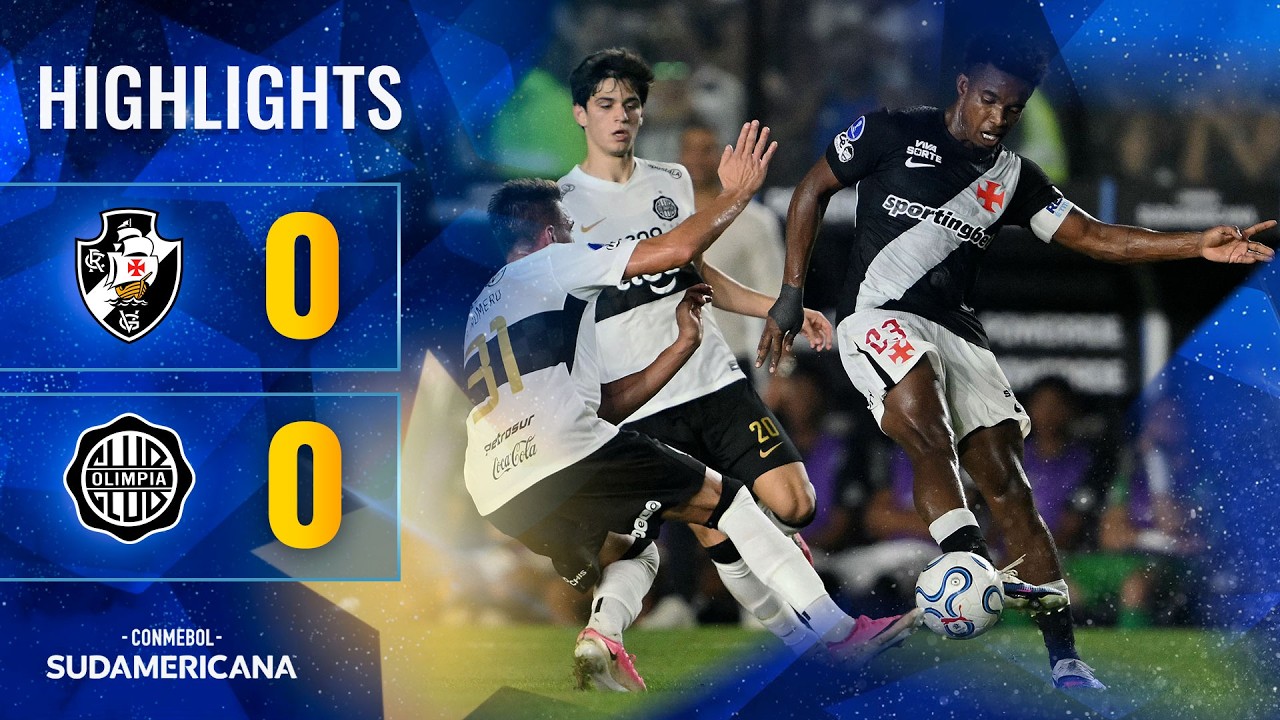Vasco e Olimpia empatam sem gols em duelo pela Conmebol Sudamericana