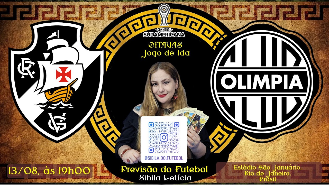 Vasco e Olimpia medem forças na Sul-americana sob o olhar de videntes