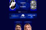 Vasco e Olimpia se enfrentam pela Sul-americana com transmissão exclusiva no Paramount+