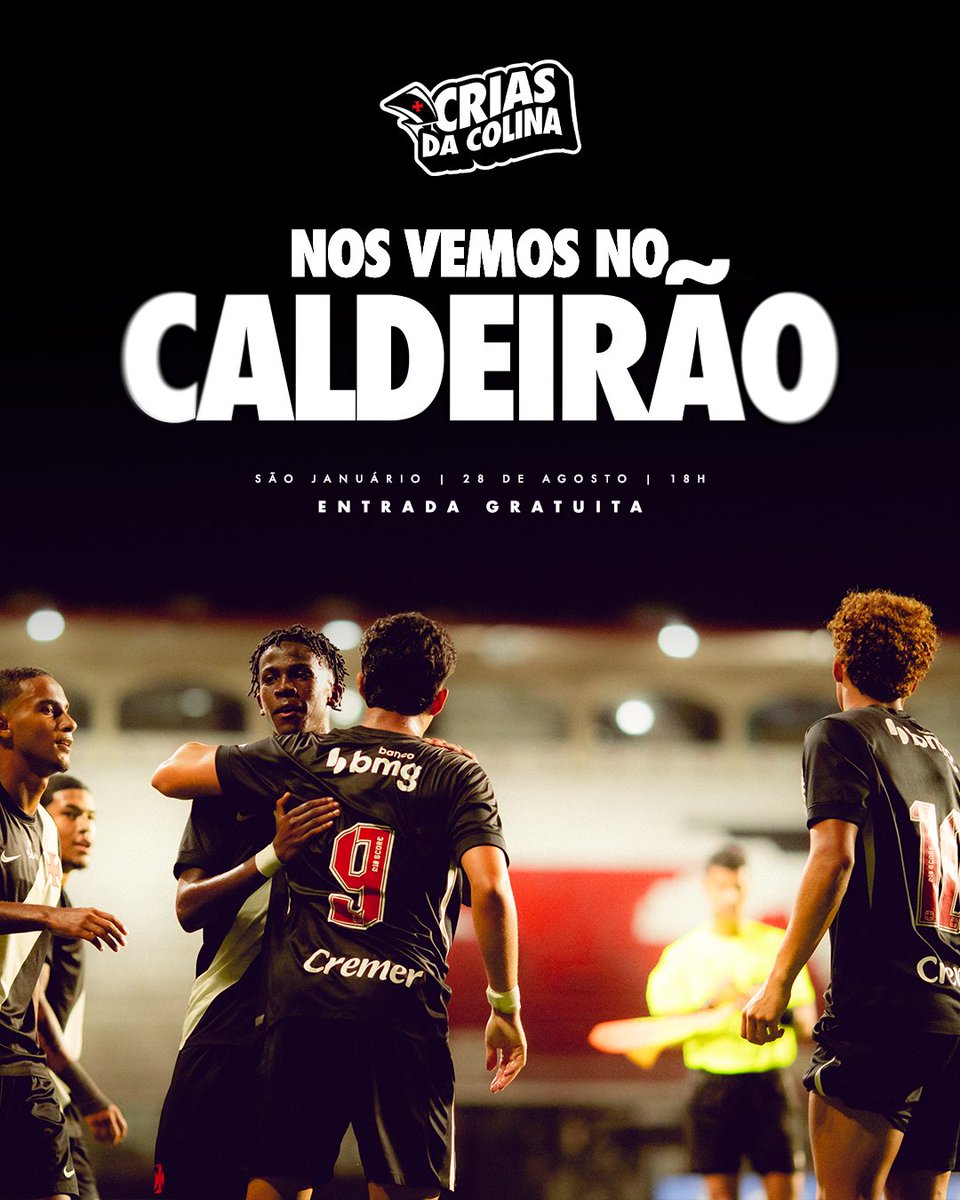 Vasco e Palmeiras decidem o título do Brasileiro Sub-20 em São Januário