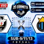 Vasco e Real se enfrentam pelas categorias de base do futsal estadual