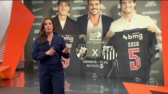 Vasco e Santos se enfrentam pela 23ª rodada do Brasileirão