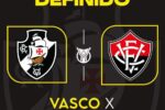 Vasco e Vitória definem duelo decisivo pelas quartas de final da Copa do Brasil