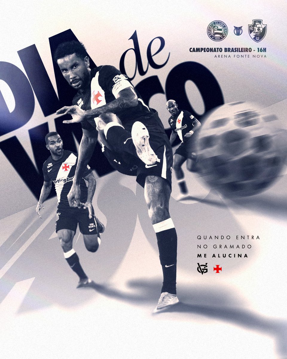 Vasco encara o Bahia na Arena Fonte Nova em busca de pontos no Brasileirão