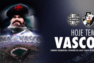 Vasco encara o Olimpia em duelo decisivo pela Copa Sul-americana