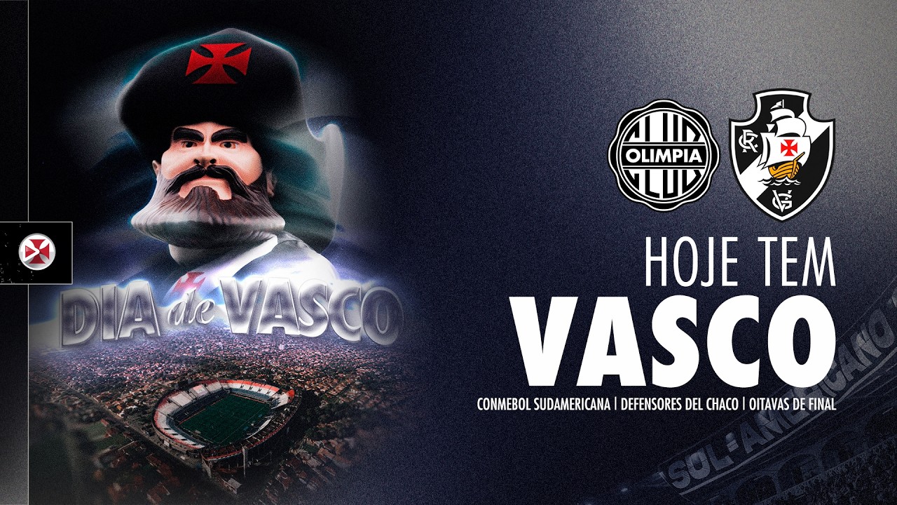 Vasco encara o Olimpia em duelo decisivo pela Copa Sul-americana