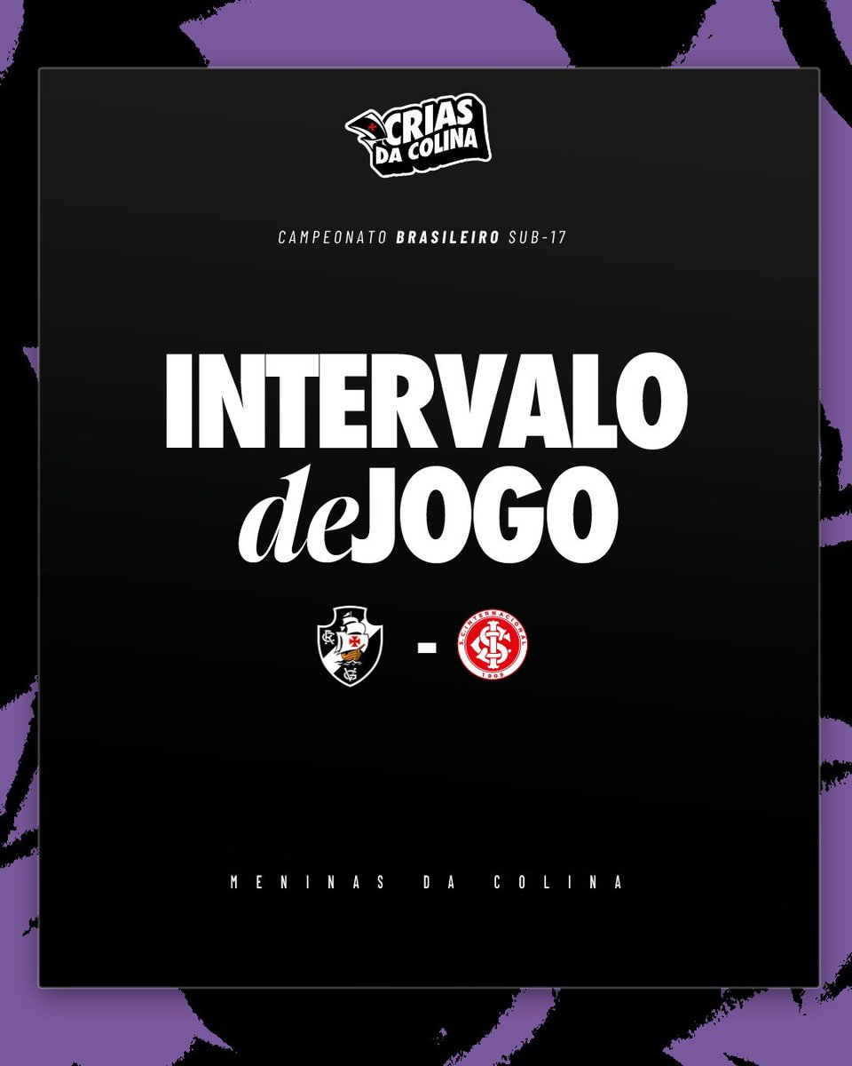 Vasco enfrenta desvantagem contra o Internacional no Brasileiro feminino sub-17