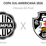 Vasco enfrenta Olimpia no Paraguai por vaga nas quartas da Sul-americana
