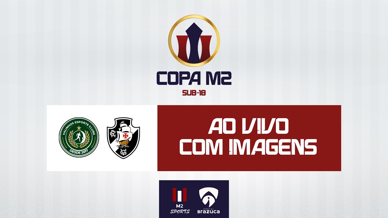 Vasco enfrenta Valinhos pela final prata da Copa M2 sub-18