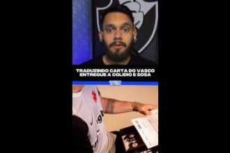 Vasco envia mensagem de boas-vindas a Colidio e Sosa em carta especial traduzida