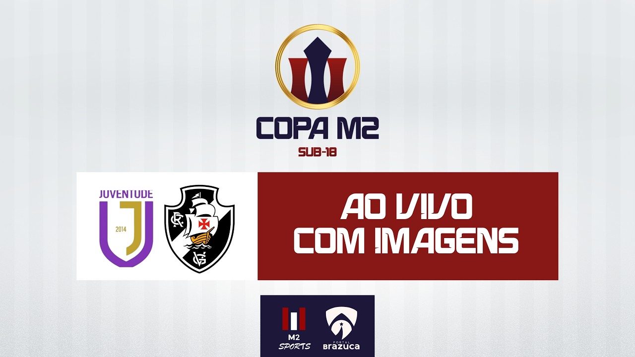 Vasco estreia contra o Juventude na Copa M2 sub-18 com transmissão ao vivo