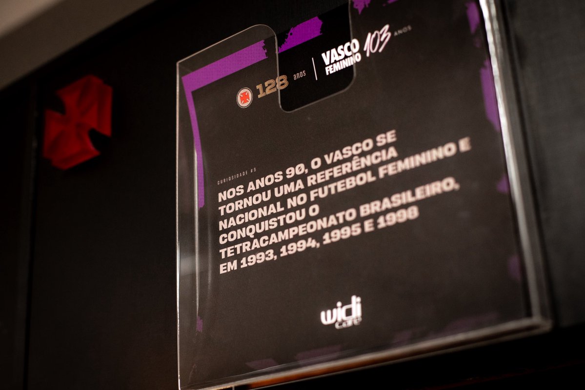 Vasco feminino resgata legado histórico de conquistas no vestiário de São Januário