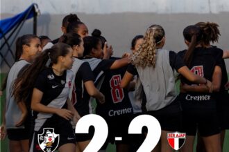 Vasco garante vaga na semifinal do Brasileirão Feminino Sub-17 após empate