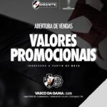 Vasco inicia venda de ingressos para duelo contra o Olimpia na Sul-americana