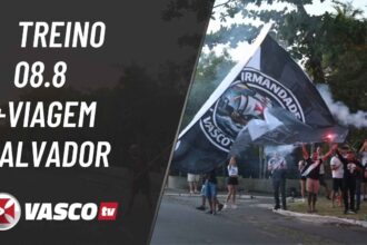 Vasco intensifica preparação e embarca para confronto decisivo em Salvador