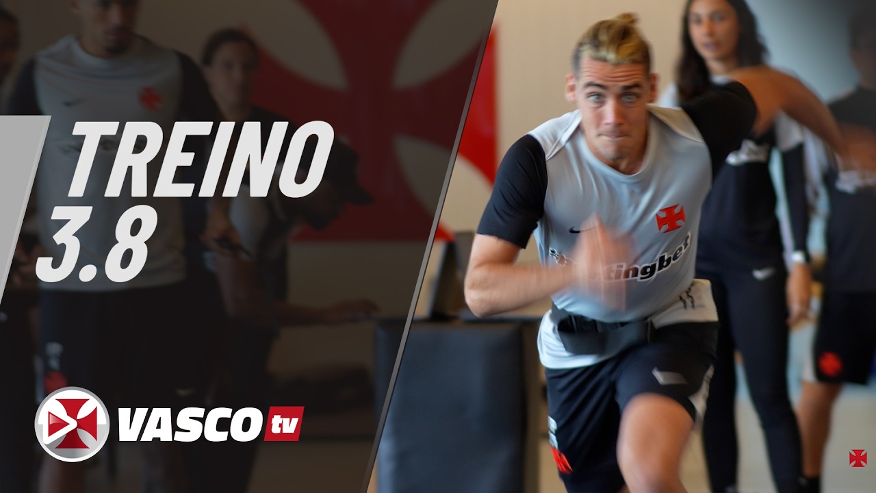 Vasco intensifica preparação física com foco em desempenho no CT
