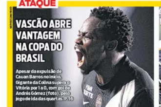 Vasco supera expulsão e vence Vitória na Copa do Brasil
