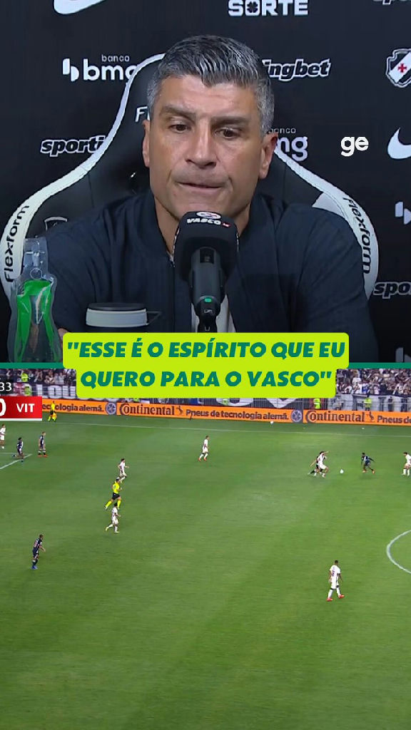 Vasco supera expulsão precoce e Pedro Emanuel enaltece resiliência do elenco