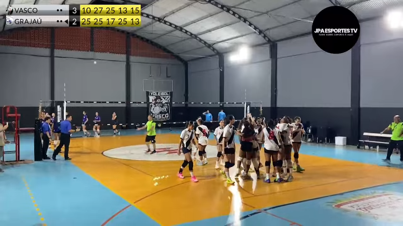 Vasco supera Grajaú em duelo emocionante pelo Estadual de vôlei sub-19