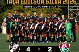 Vasco vence Fluminense de virada na semifinal da Taça Edilson Silva Sub-9