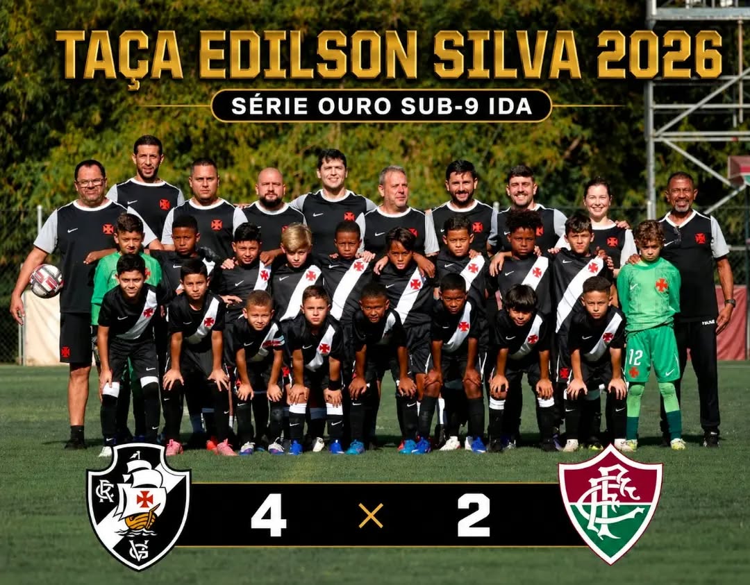 Vasco vence Fluminense de virada na semifinal da Taça Edilson Silva Sub-9