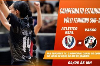 Vôlei feminino sub-19 tem confronto entre Atlético Real e Vasco pelo estadual