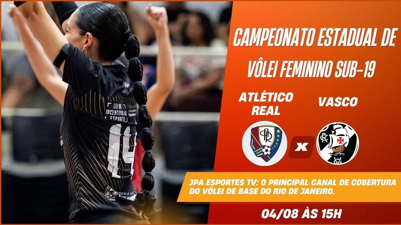 Vôlei feminino sub-19 tem confronto entre Atlético Real e Vasco pelo estadual