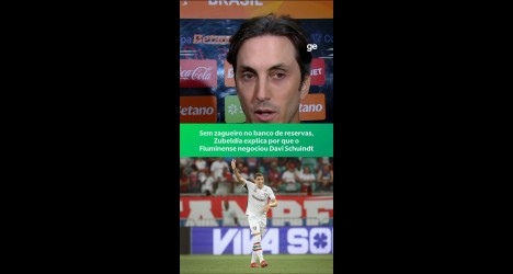 Zubeldía justifica saída de Davi Schuindt em meio à escassez de zagueiros no Fluminense