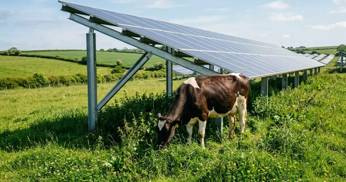 Agrivoltaica no Tennessee integra criação de gado e geração de energia solar para 500 lares