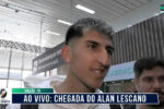 Alan Lescano chega ao Rio de Janeiro para reforçar elenco vascaíno
