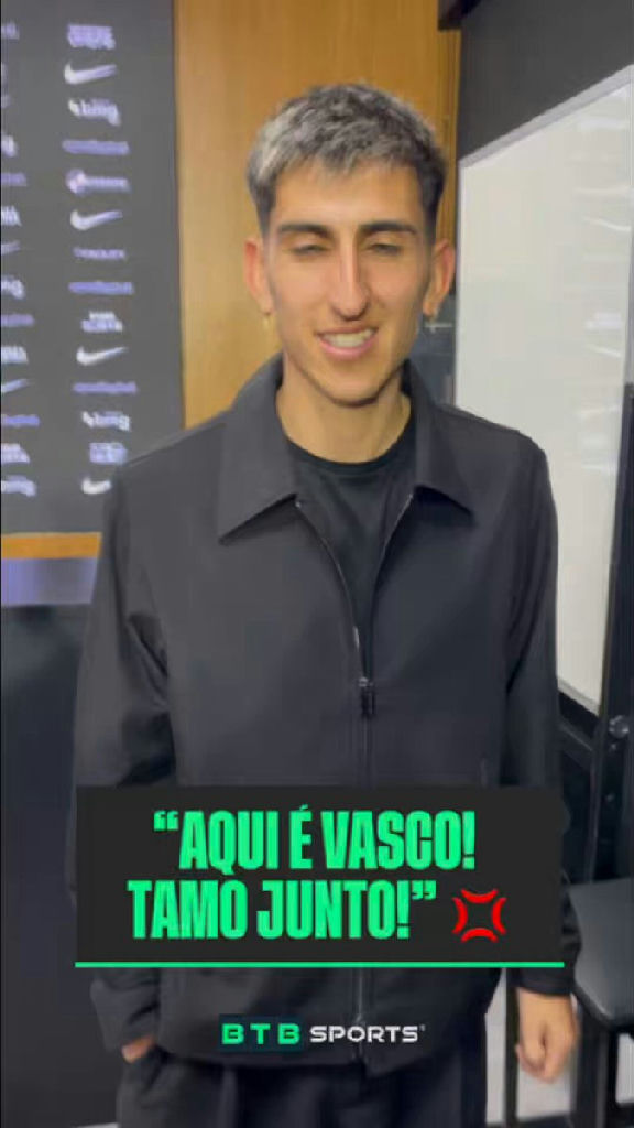Alan Lescano declara apoio ao Vasco em vídeo viral nas redes sociais