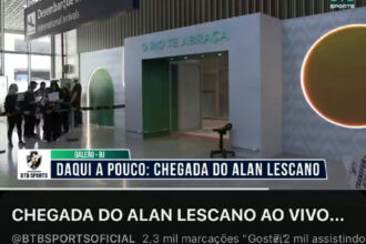 Alan Lescano é aguardado no Rio de Janeiro para reforçar o elenco do Vasco