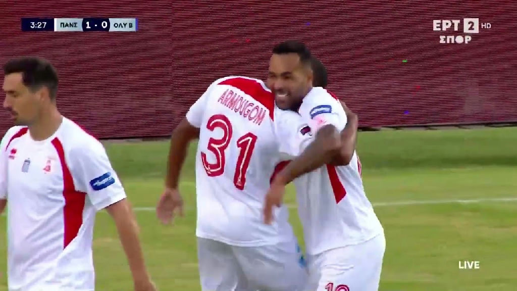 Alex Teixeira marca primeiro gol em vitória expressiva do Panserraikos na liga grega