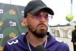 Alex Telles marca presença no Maracanã para estreia da NFL no Rio de Janeiro