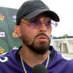 Alex Telles marca presença no Maracanã para estreia da NFL no Rio de Janeiro