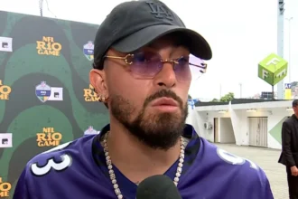 Alex Telles marca presença no Maracanã para estreia da NFL no Rio de Janeiro