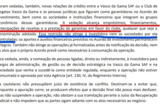 Análise jurídica da fiança Crefisa levanta debate sobre cautelar da ANRESF para Vasco SAF