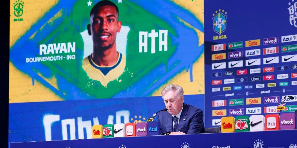 Ancelotti chama 26 atletas para amistosos do Brasil de olho na renovação para 2030