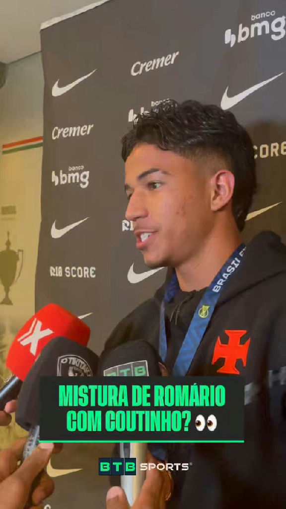 Andrey Fernandes projeta futuro no Vasco e cita ídolos como inspiração